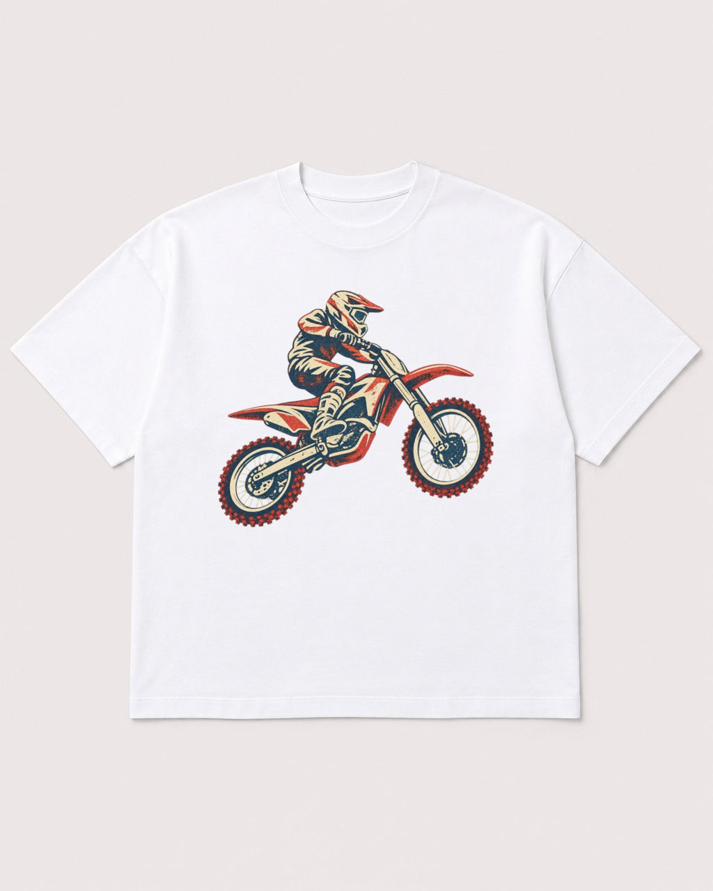Mockup Boxy Heavyweight Tee White product