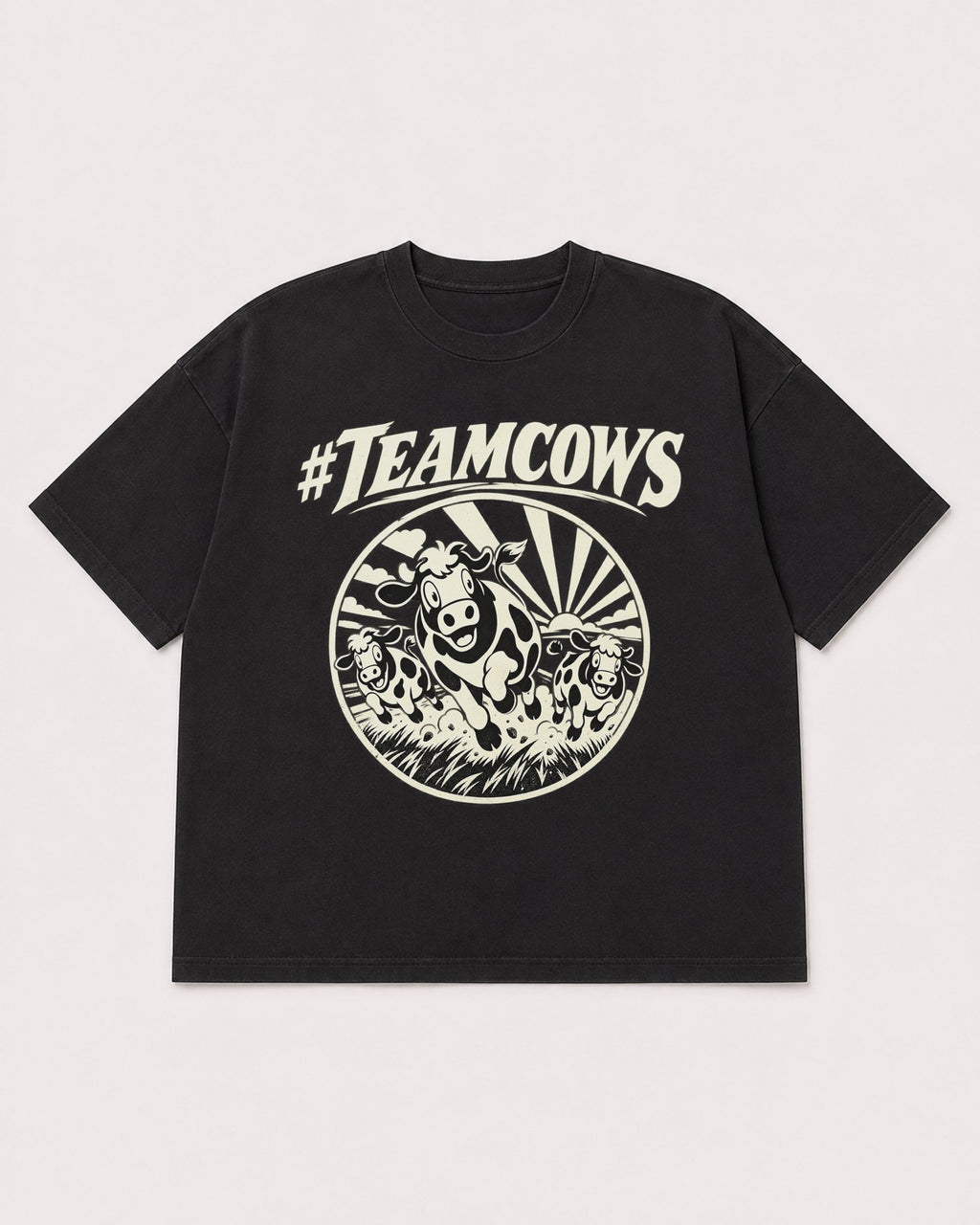 Mockup Boxy Heavyweight Tee Black product