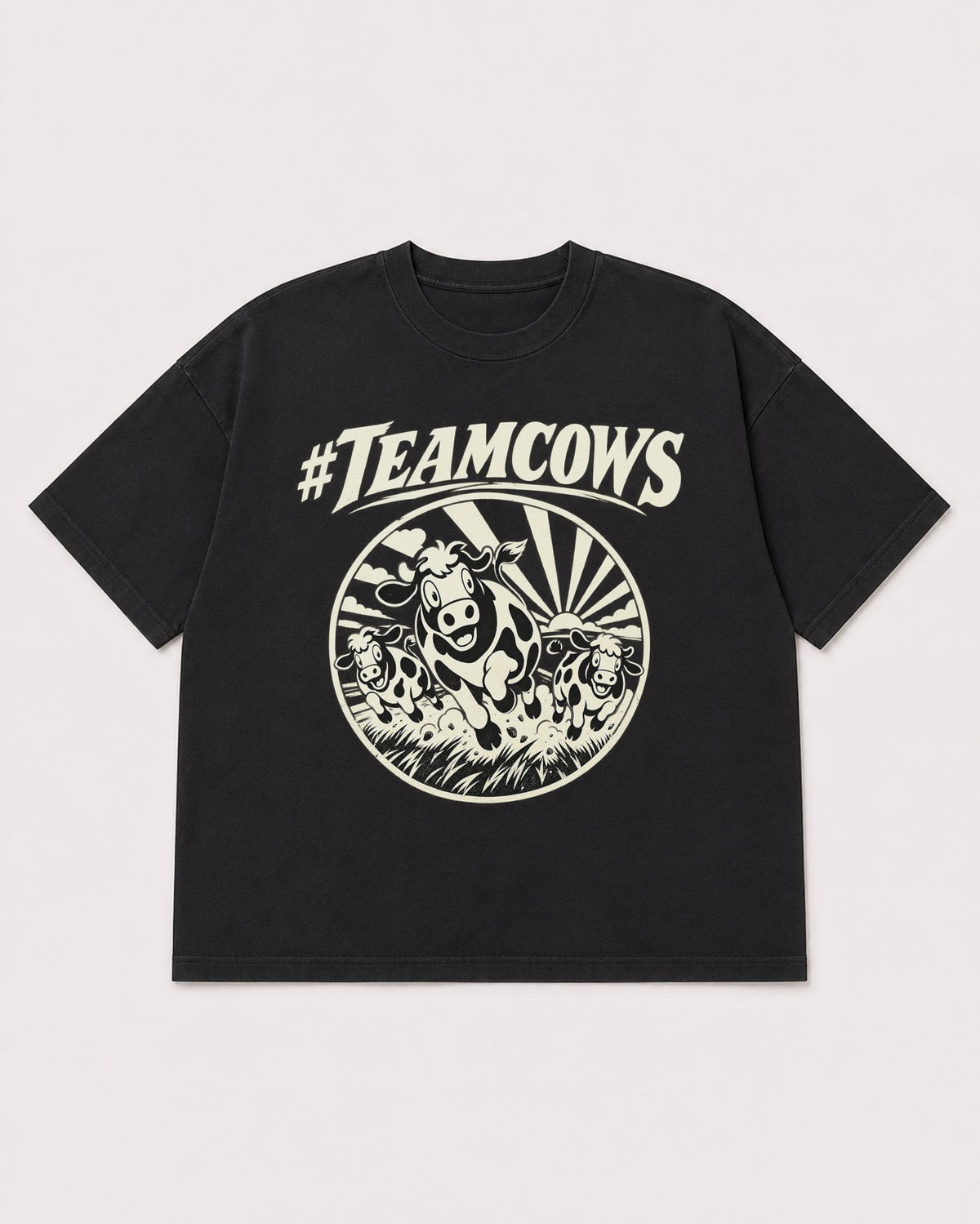 Mockup Boxy Heavyweight Tee Black product