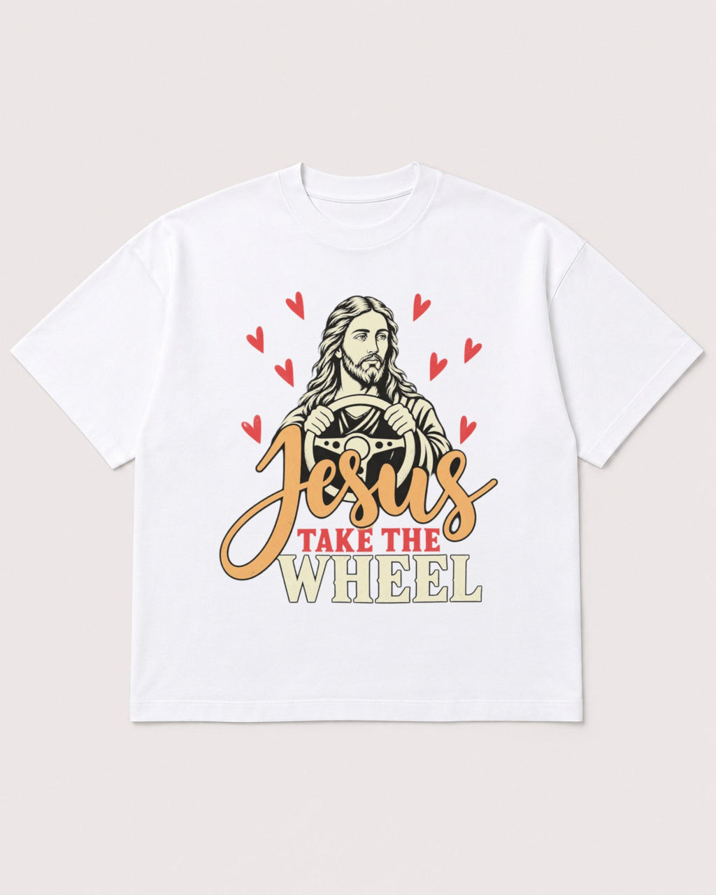 Mockup Boxy Heavyweight Tee White product