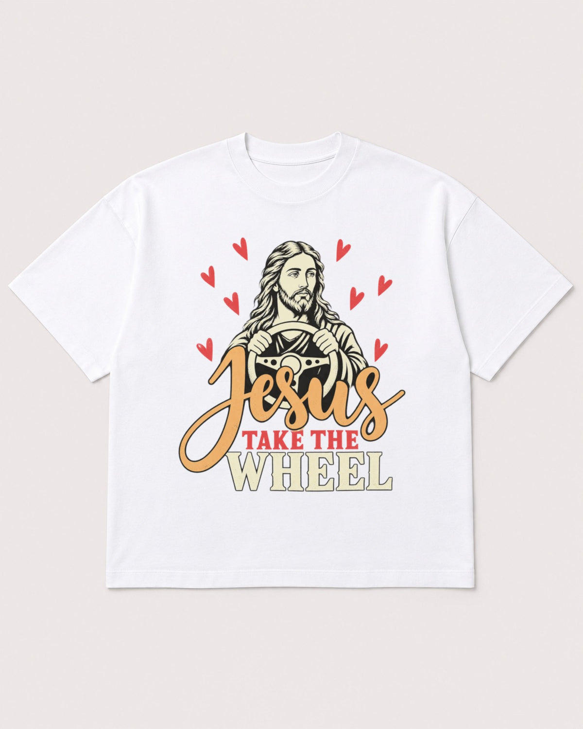 Mockup Boxy Heavyweight Tee White product