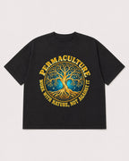 Mockup Boxy Heavyweight Tee Black product