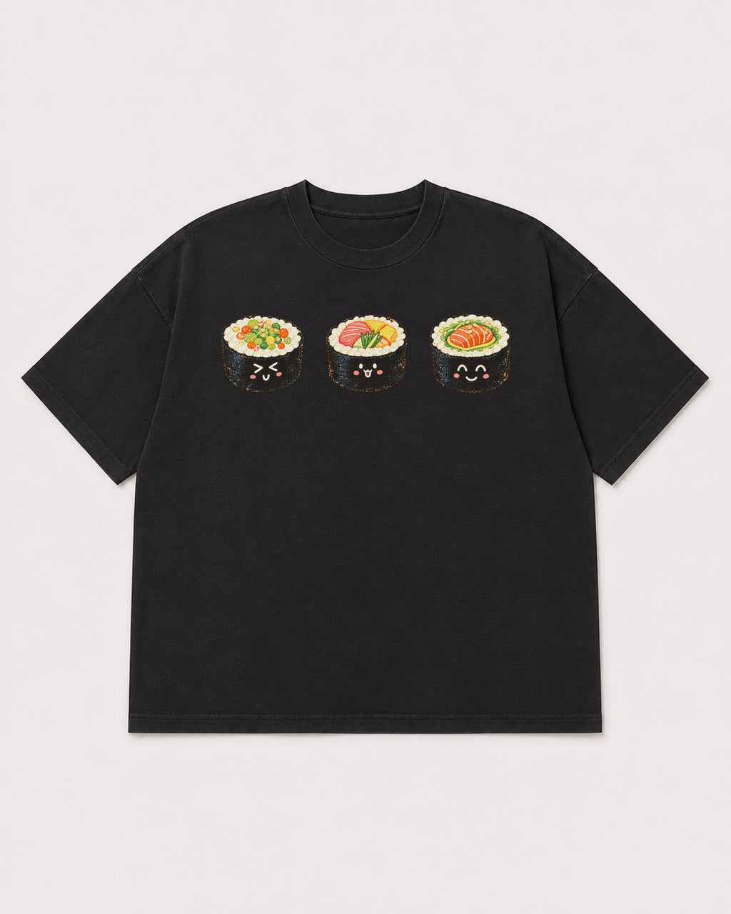 Mockup Boxy Heavyweight Tee Black product