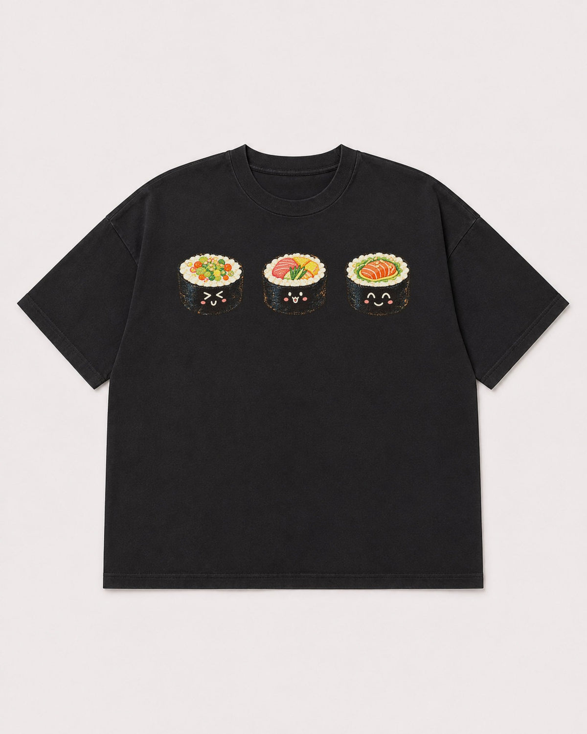 Mockup Boxy Heavyweight Tee Black product
