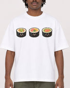 Mockup Boxy Heavyweight Tee White male close-up 04