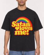 Mockup Boxy Heavyweight Tee Black male close-up 50
