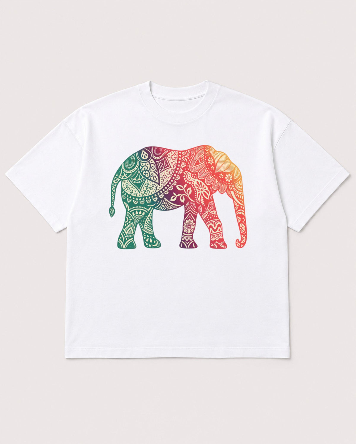 Mockup Boxy Heavyweight Tee White product