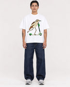 Mockup Boxy Heavyweight Tee White male full-body 36
