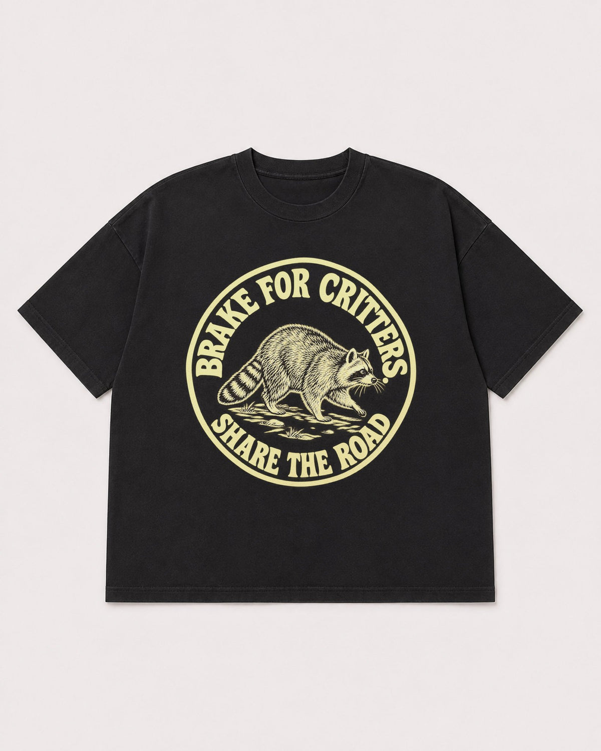 Mockup Boxy Heavyweight Tee Black product