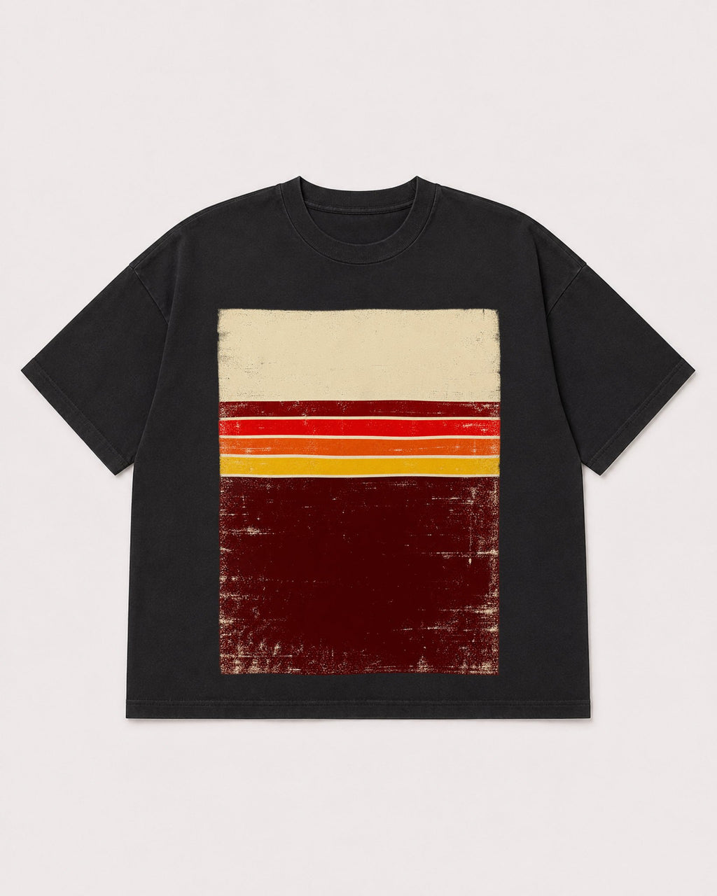 Mockup Boxy Heavyweight Tee Black product