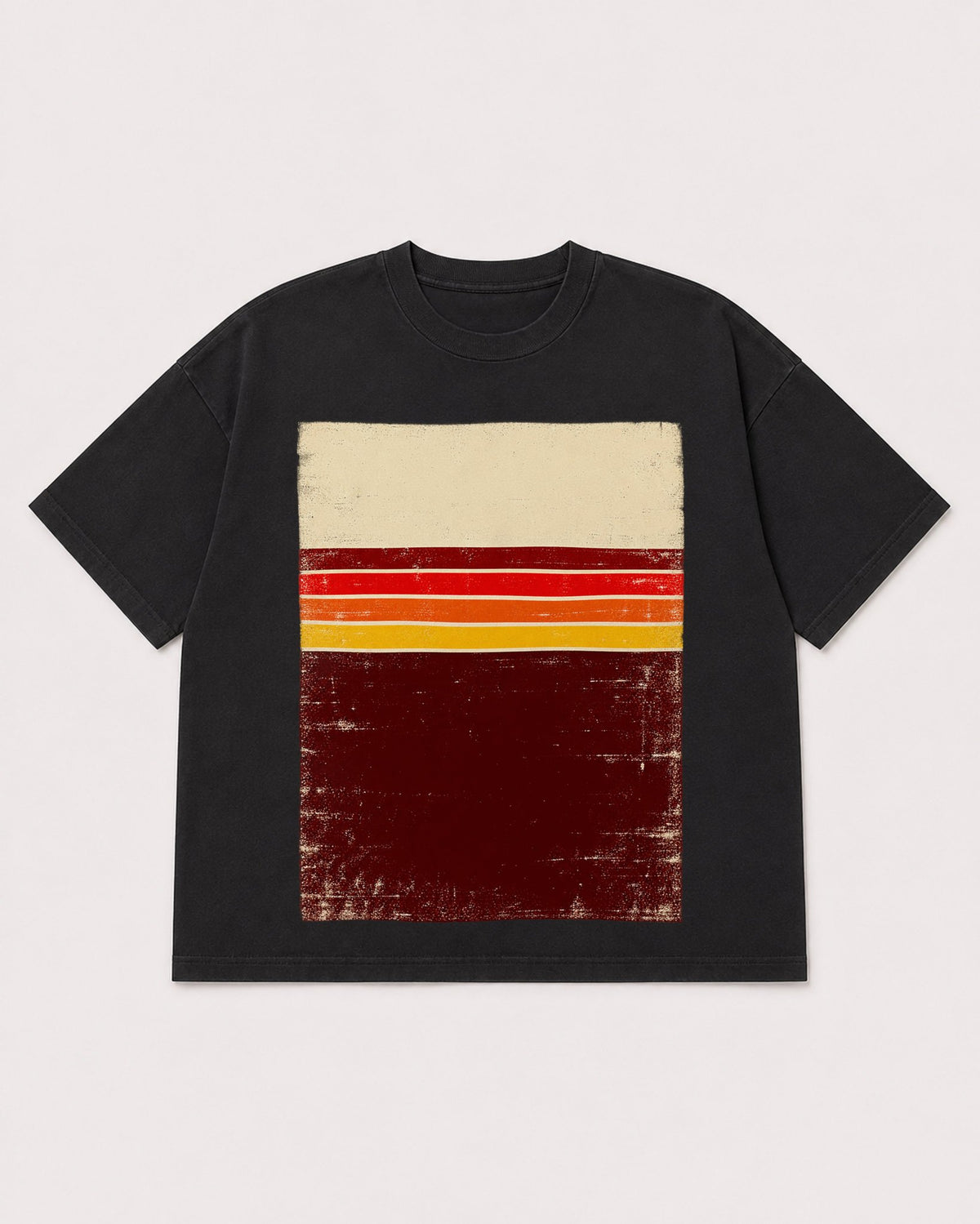 Mockup Boxy Heavyweight Tee Black product