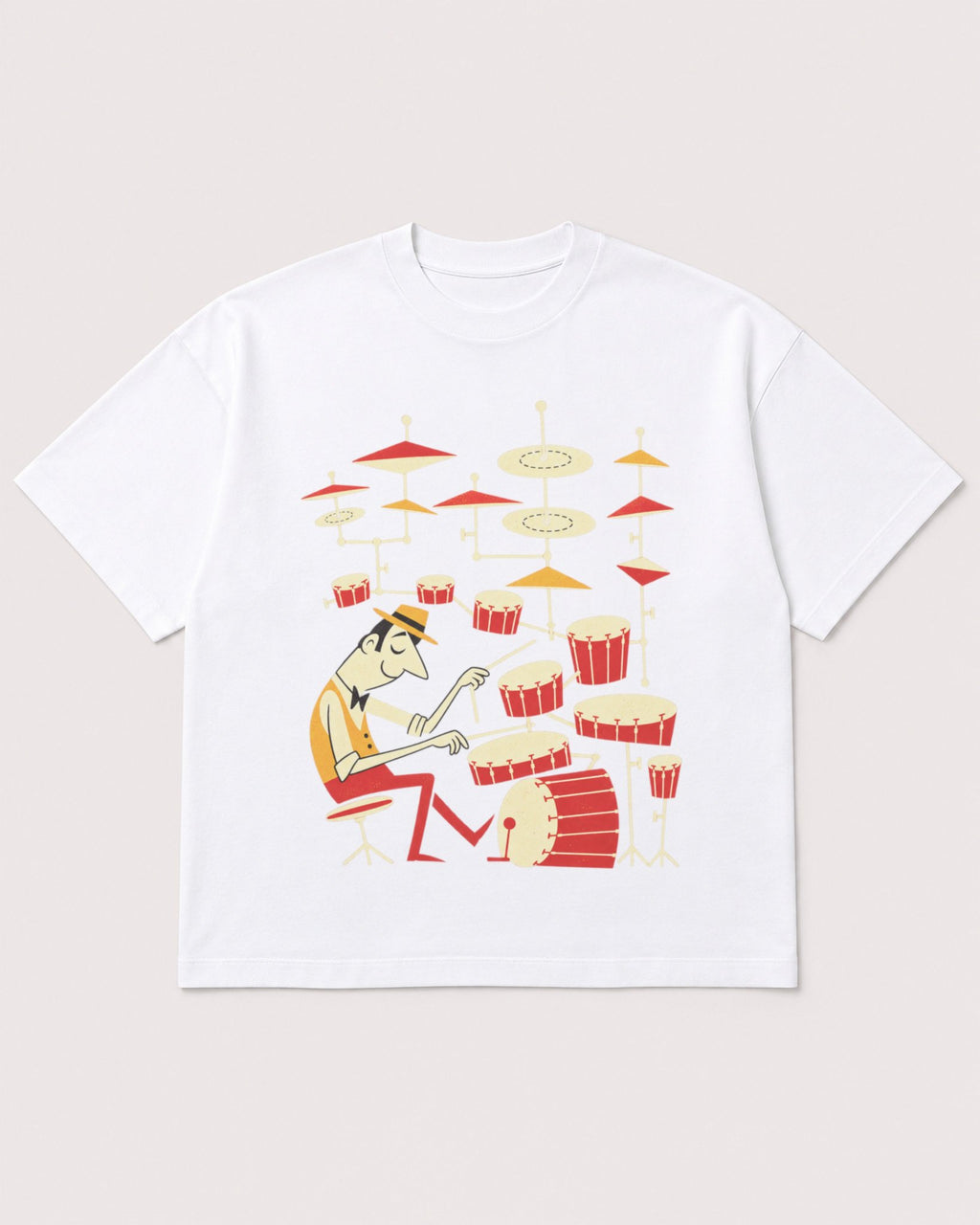 Mockup Boxy Heavyweight Tee White product