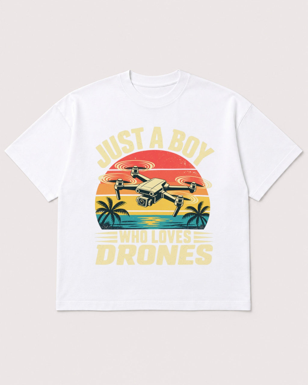 Mockup Boxy Heavyweight Tee White product