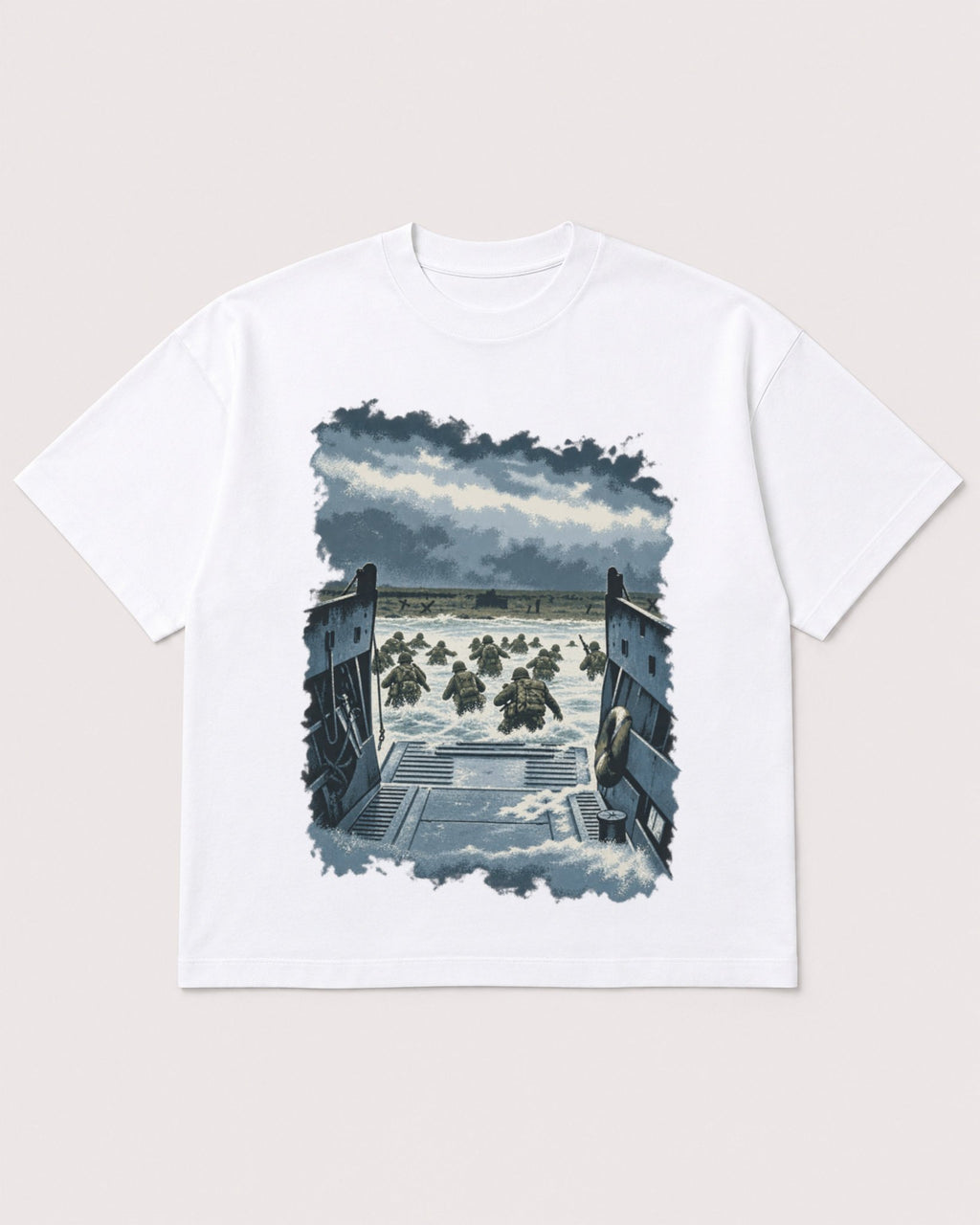 Mockup Boxy Heavyweight Tee White product