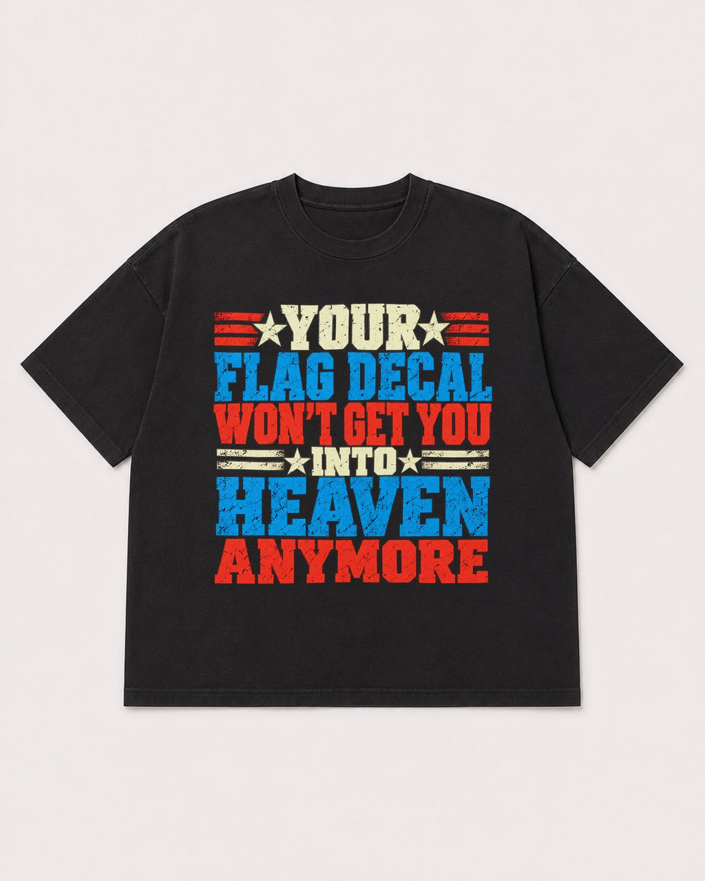 Mockup Boxy Heavyweight Tee Black product