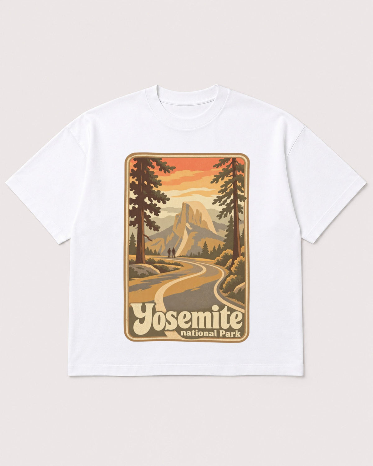 Mockup Boxy Heavyweight Tee White product