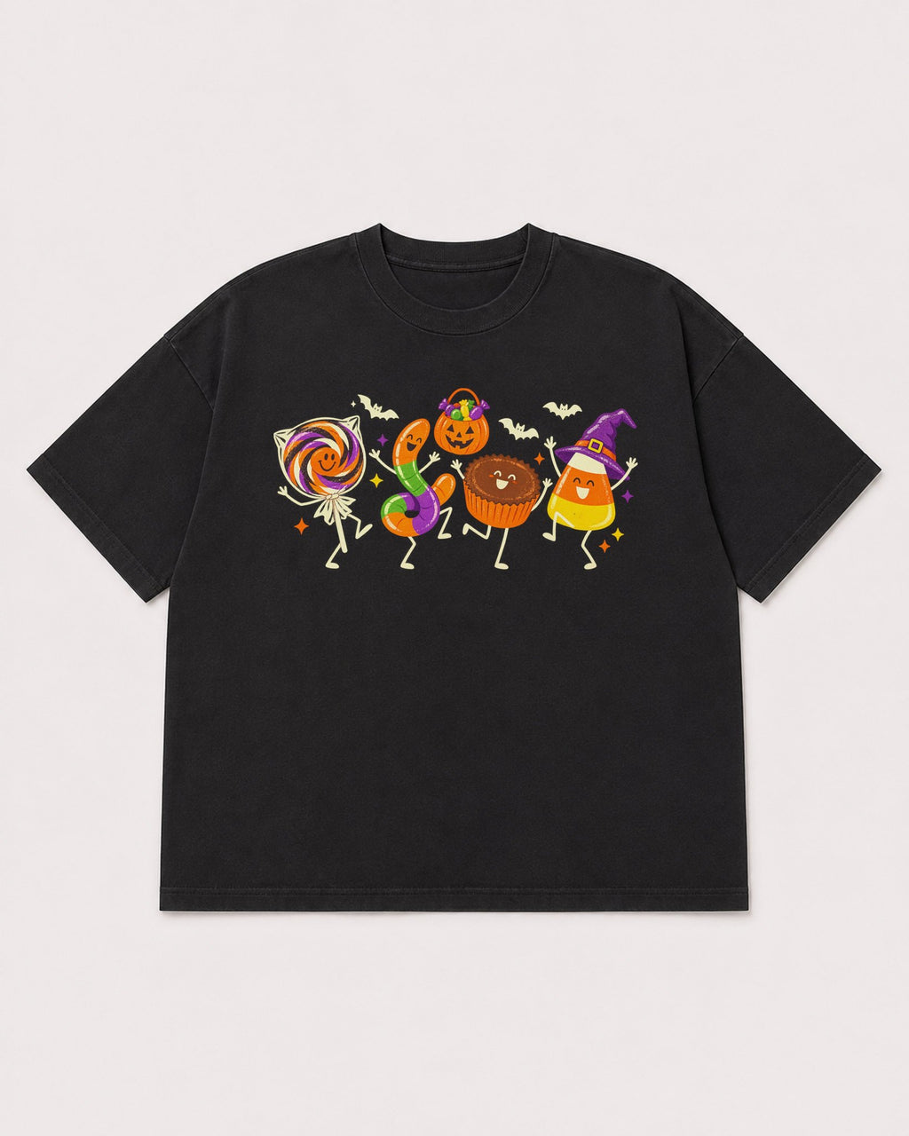 Mockup Boxy Heavyweight Tee Black product