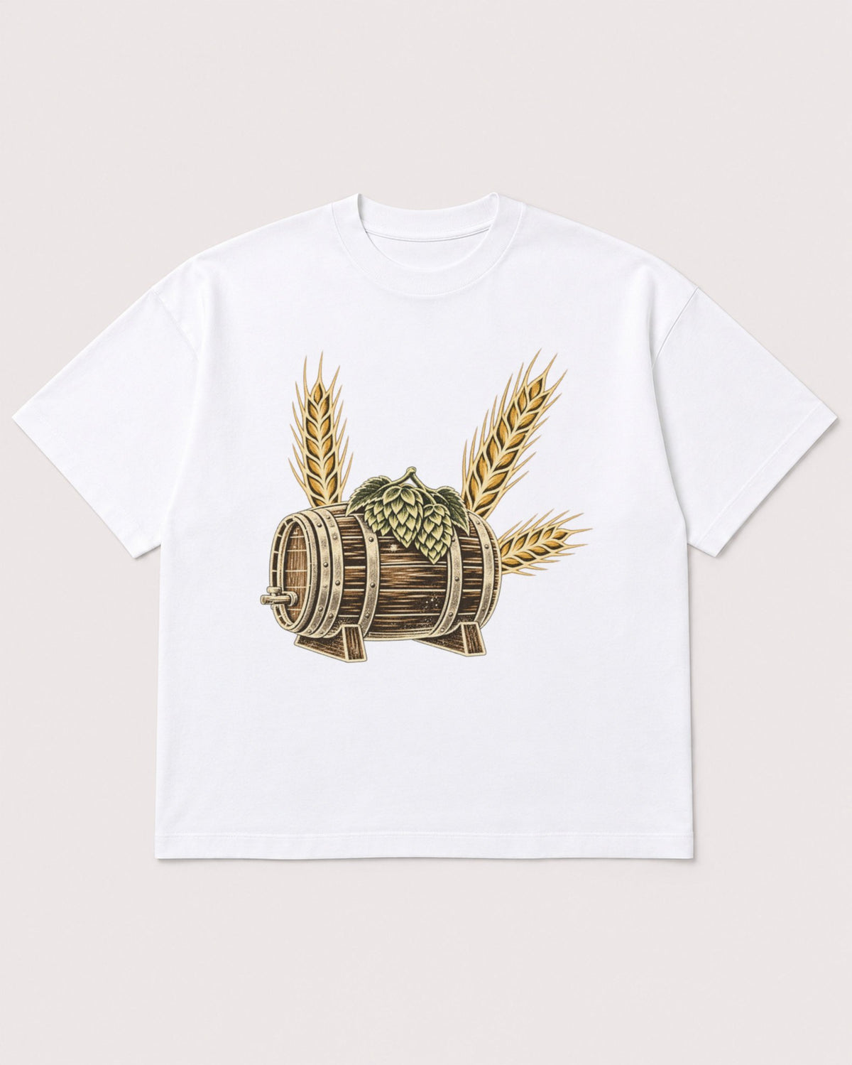 Mockup Boxy Heavyweight Tee White product