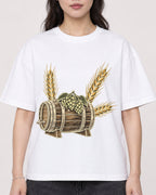 Mockup Boxy Heavyweight Tee White female close-up 03