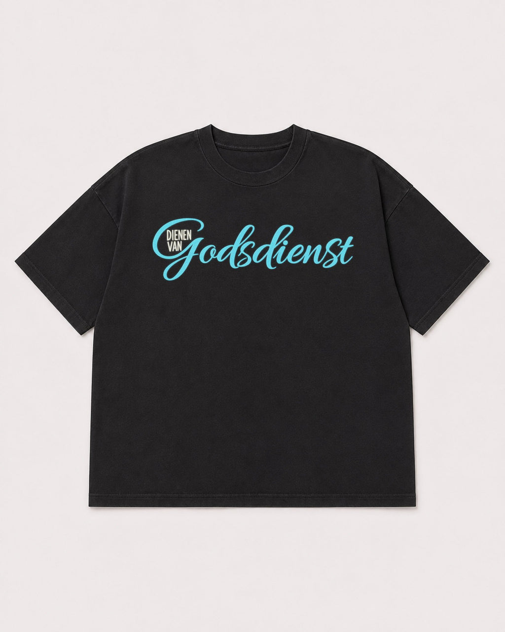 Mockup Boxy Heavyweight Tee Black product