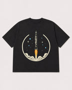 Mockup Boxy Heavyweight Tee Black product