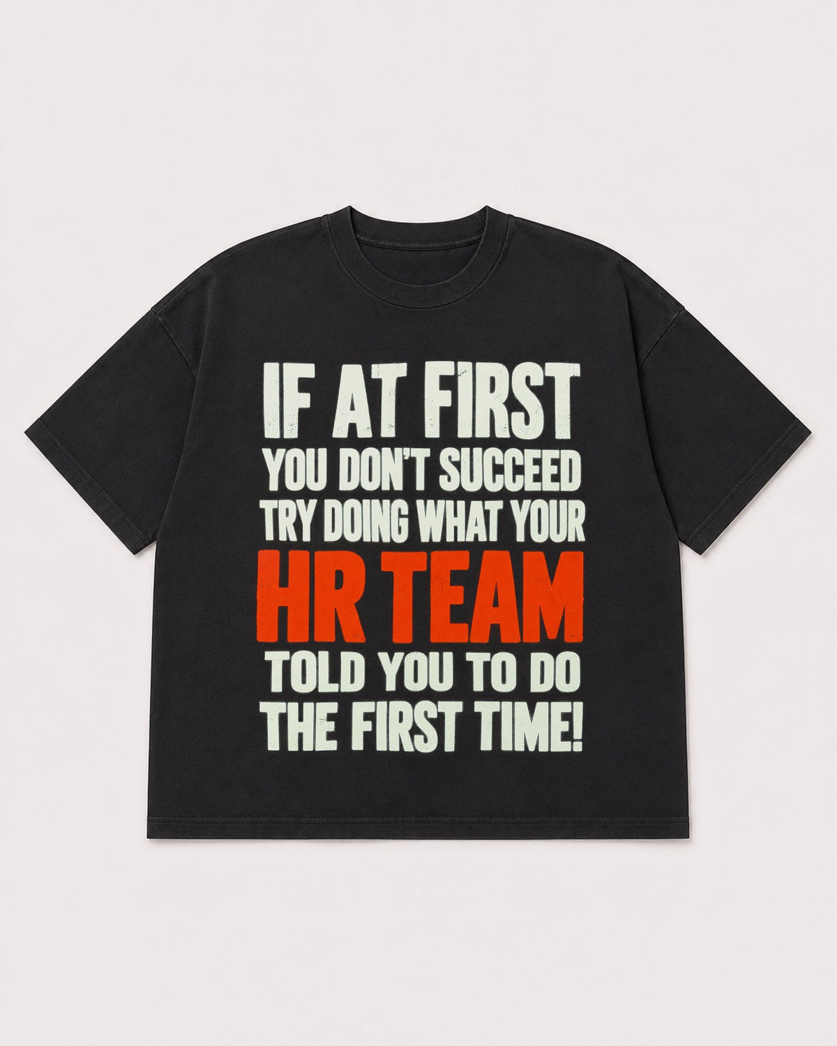 Mockup Boxy Heavyweight Tee Black product