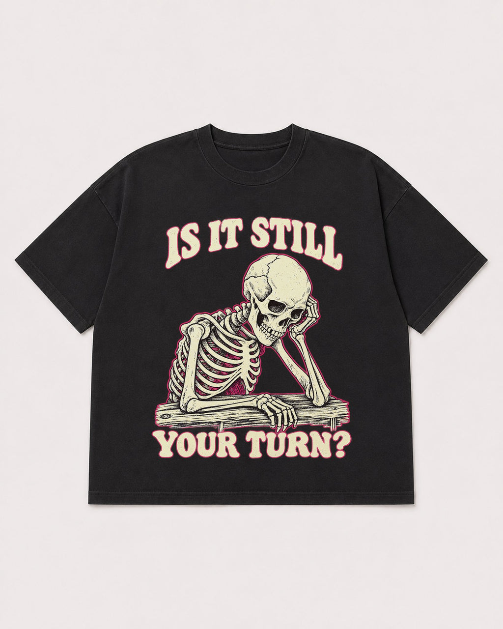 Mockup Boxy Heavyweight Tee Black product
