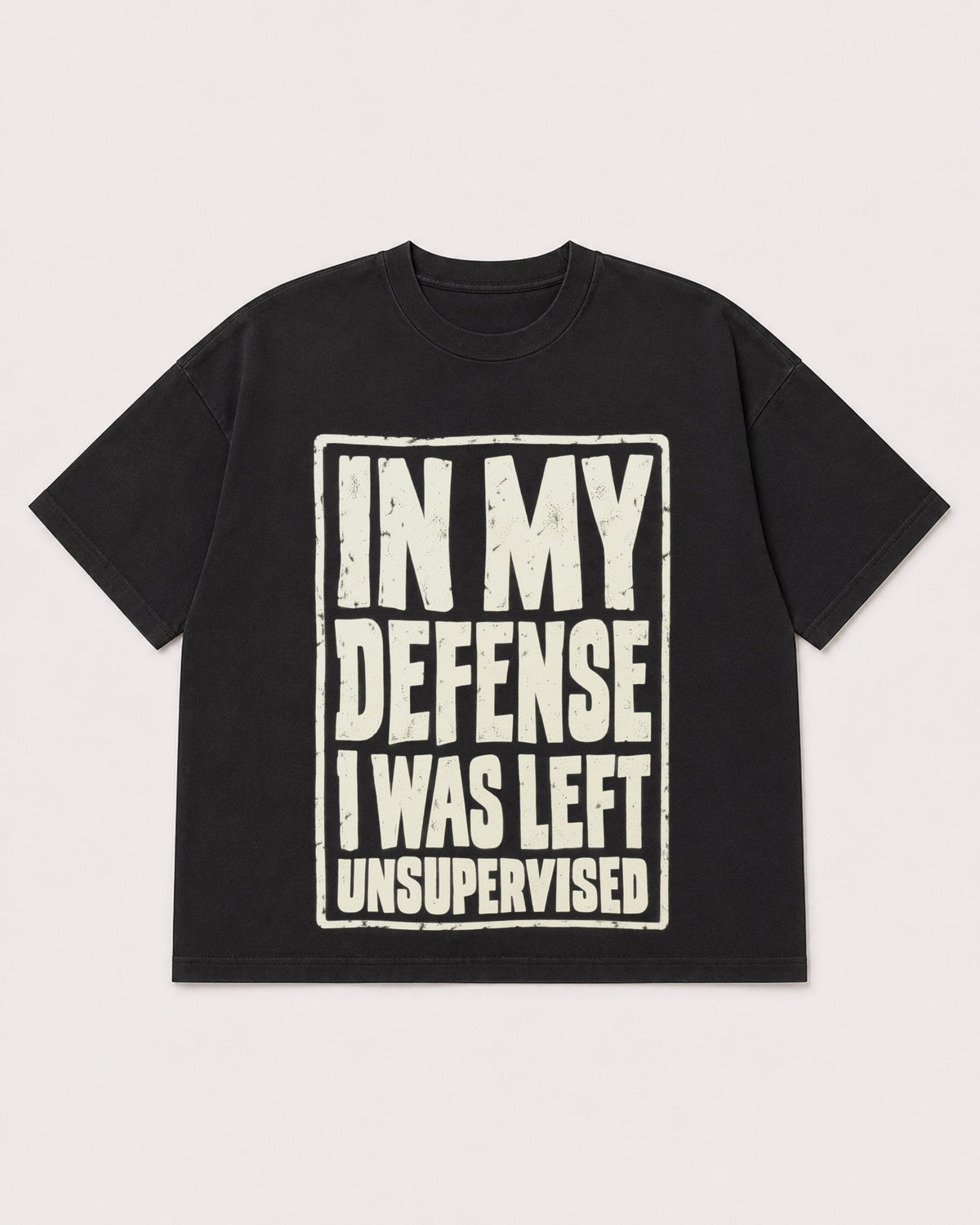 Mockup Boxy Heavyweight Tee Black product