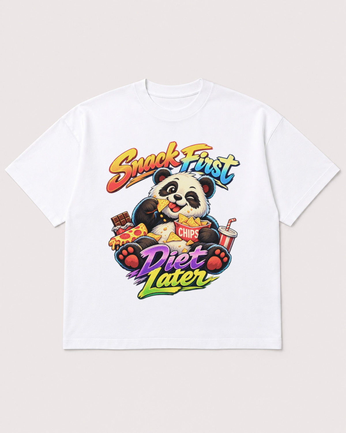 Mockup Boxy Heavyweight Tee White product