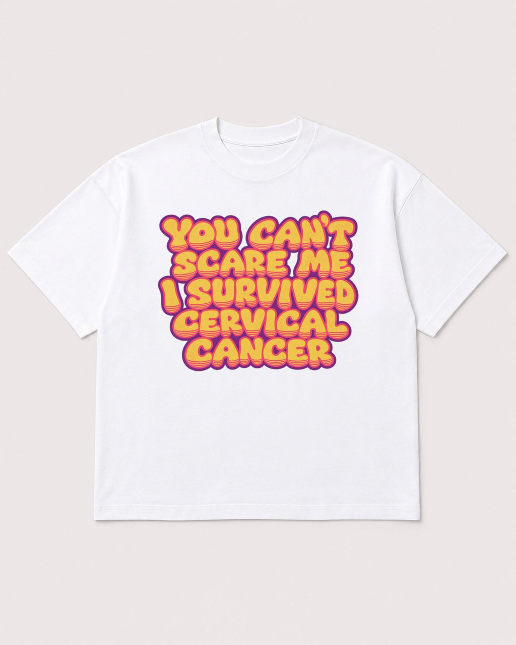 Mockup Boxy Heavyweight Tee White product