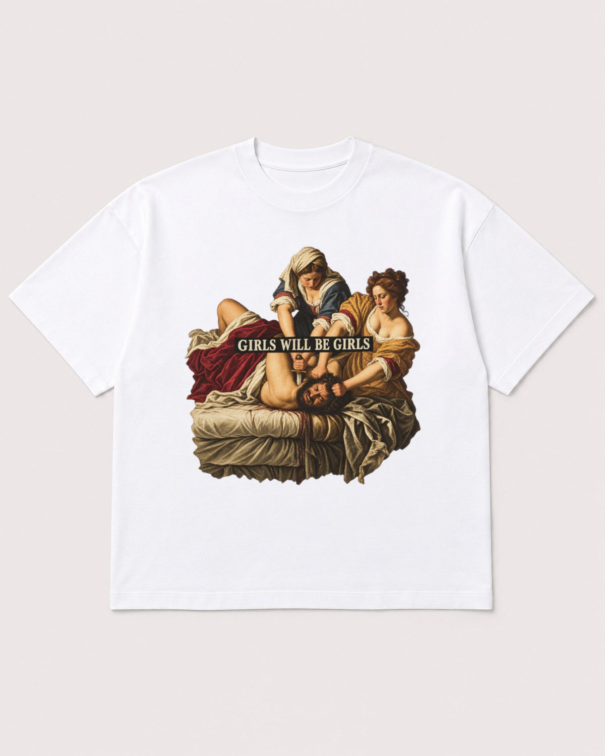 Mockup Boxy Heavyweight Tee White product