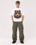 Mockup Boxy Heavyweight Tee White male full-body 19