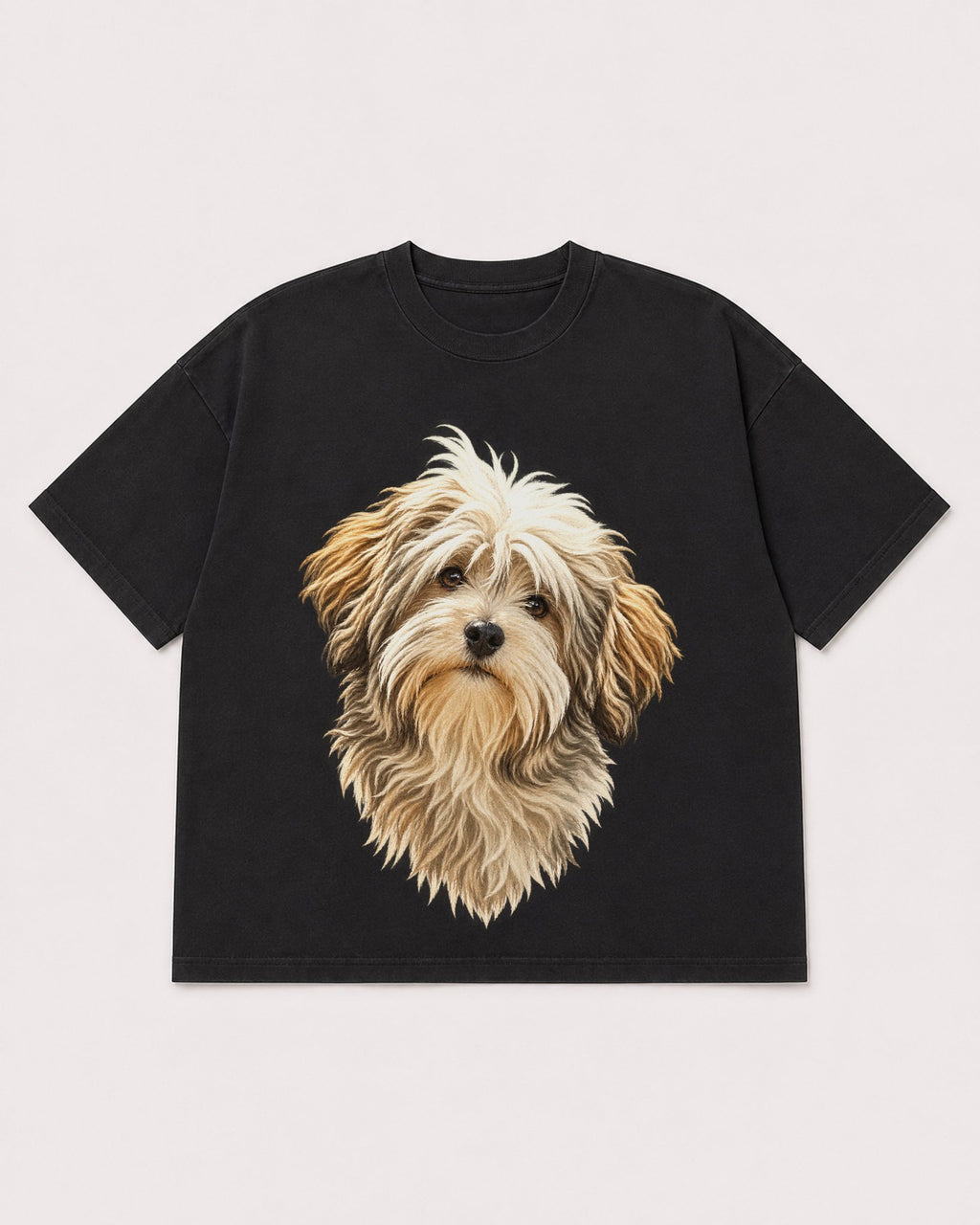 Mockup Boxy Heavyweight Tee Black product