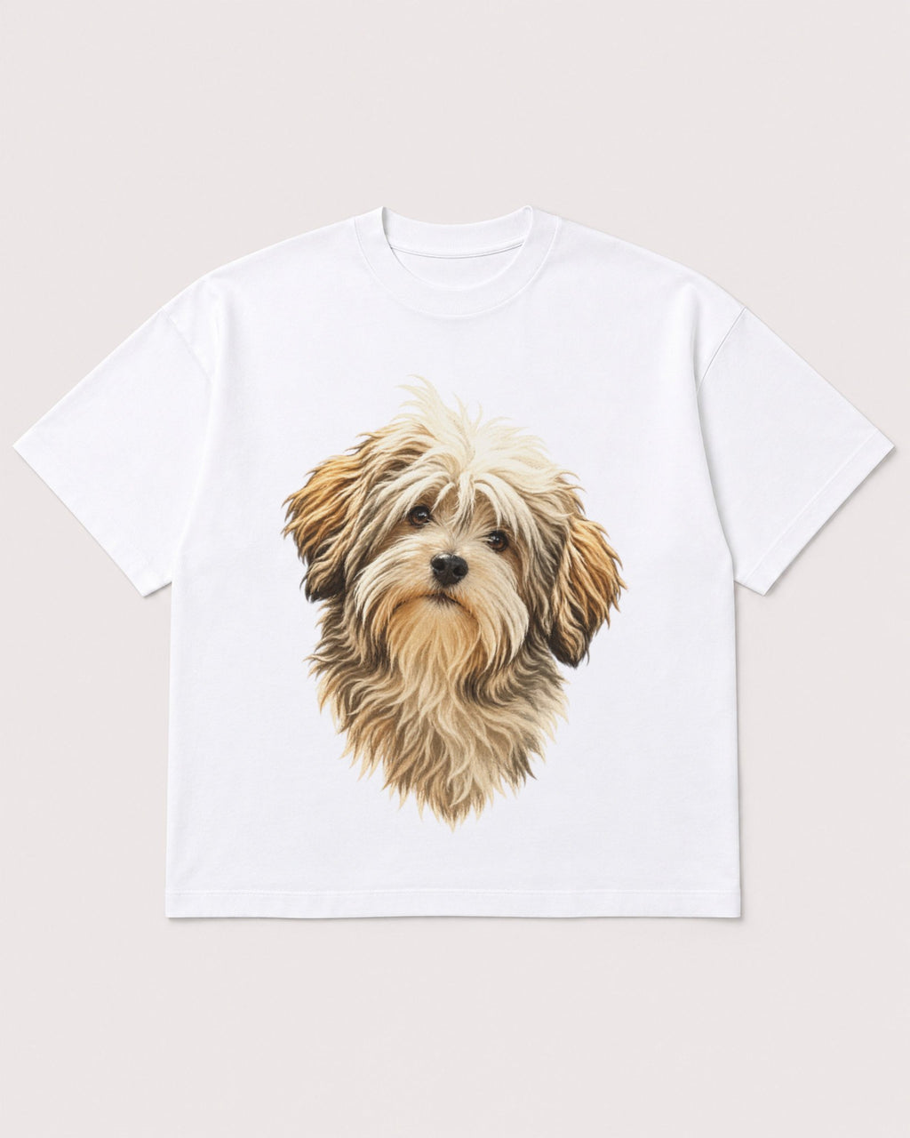 Mockup Boxy Heavyweight Tee White product