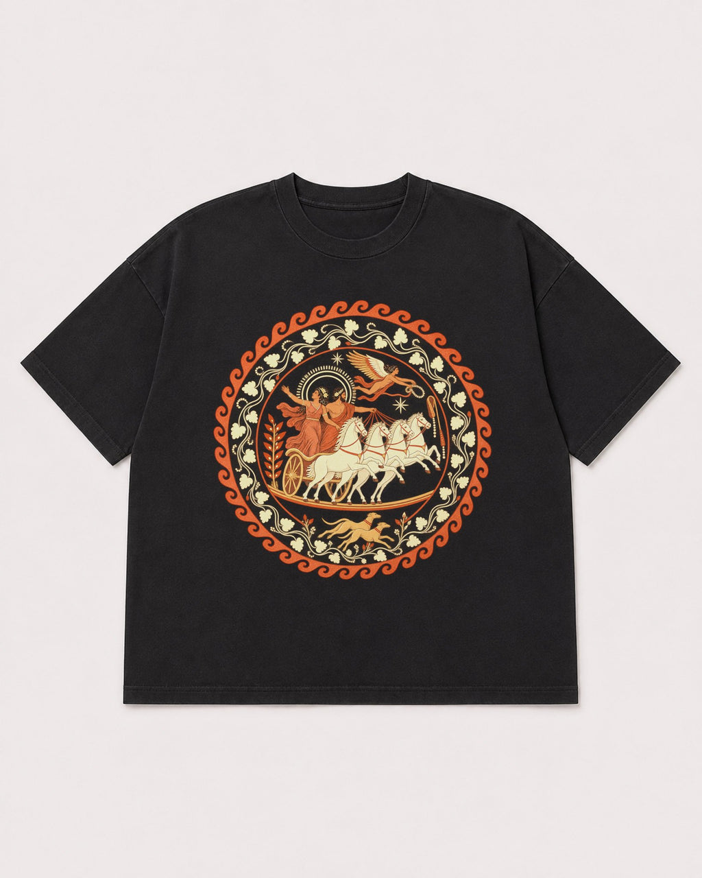 Mockup Boxy Heavyweight Tee Black product