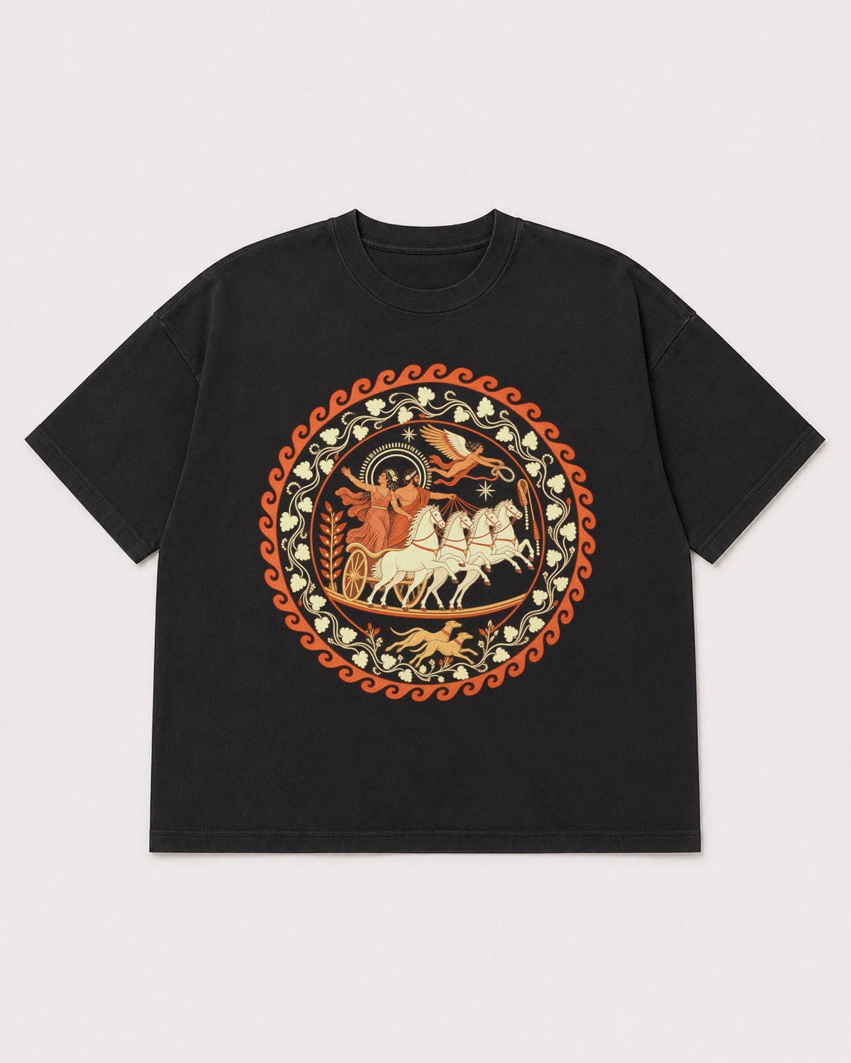 Mockup Boxy Heavyweight Tee Black product