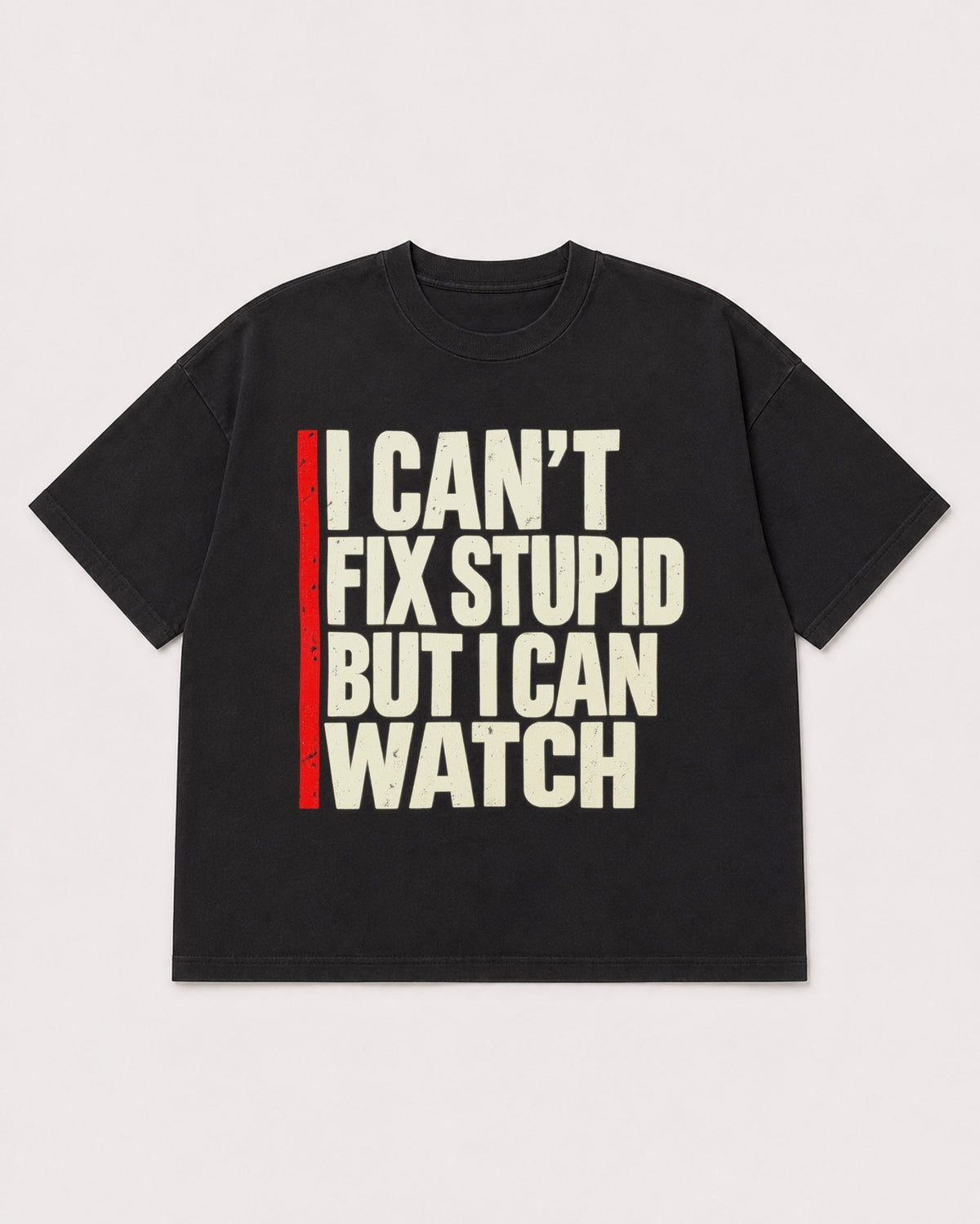 Mockup Boxy Heavyweight Tee Black product