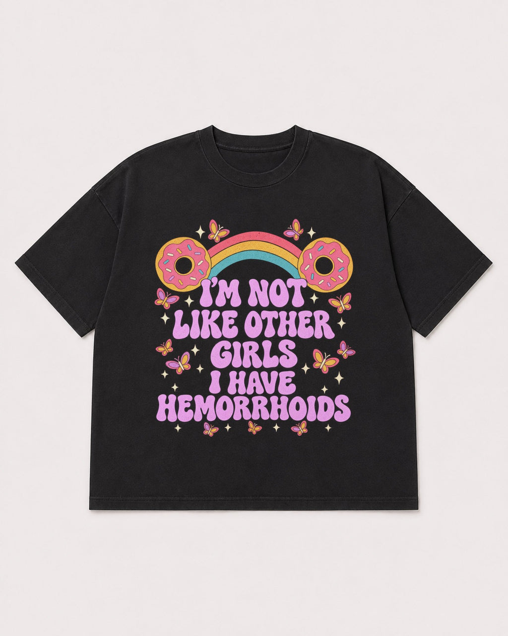 Mockup Boxy Heavyweight Tee Black product