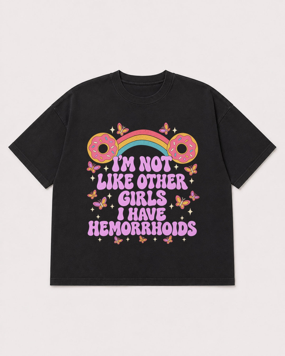 Mockup Boxy Heavyweight Tee Black product