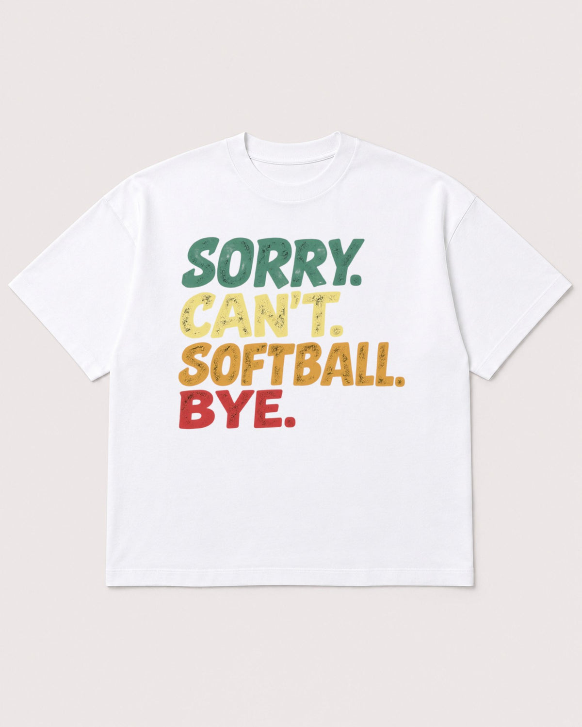 Mockup Boxy Heavyweight Tee White product