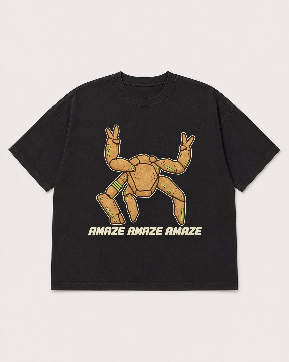 Mockup Boxy Heavyweight Tee Black product