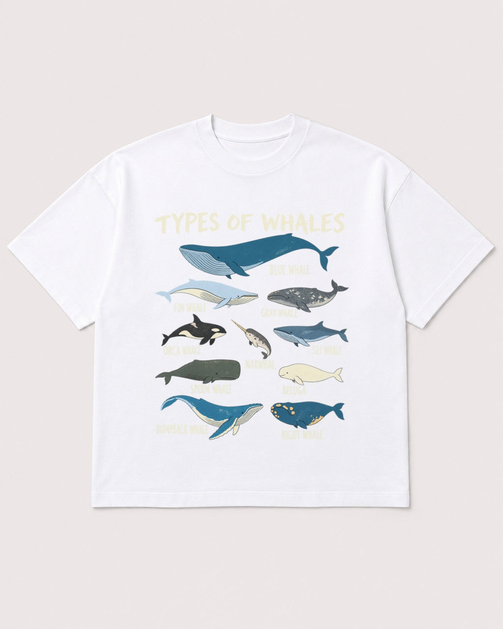 Mockup Boxy Heavyweight Tee White product