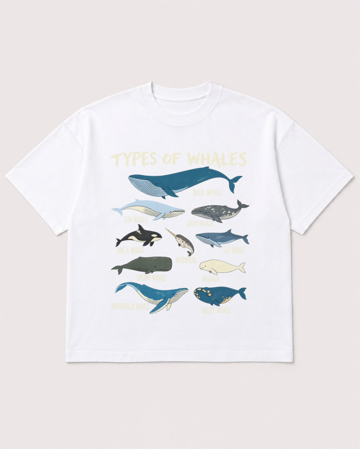 Mockup Boxy Heavyweight Tee White product