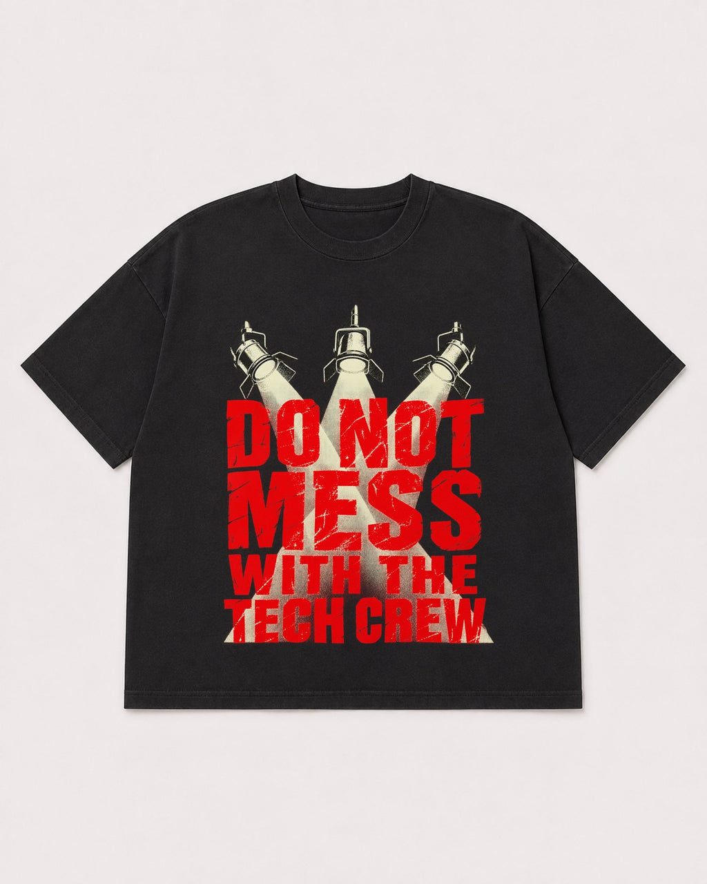 Mockup Boxy Heavyweight Tee Black product