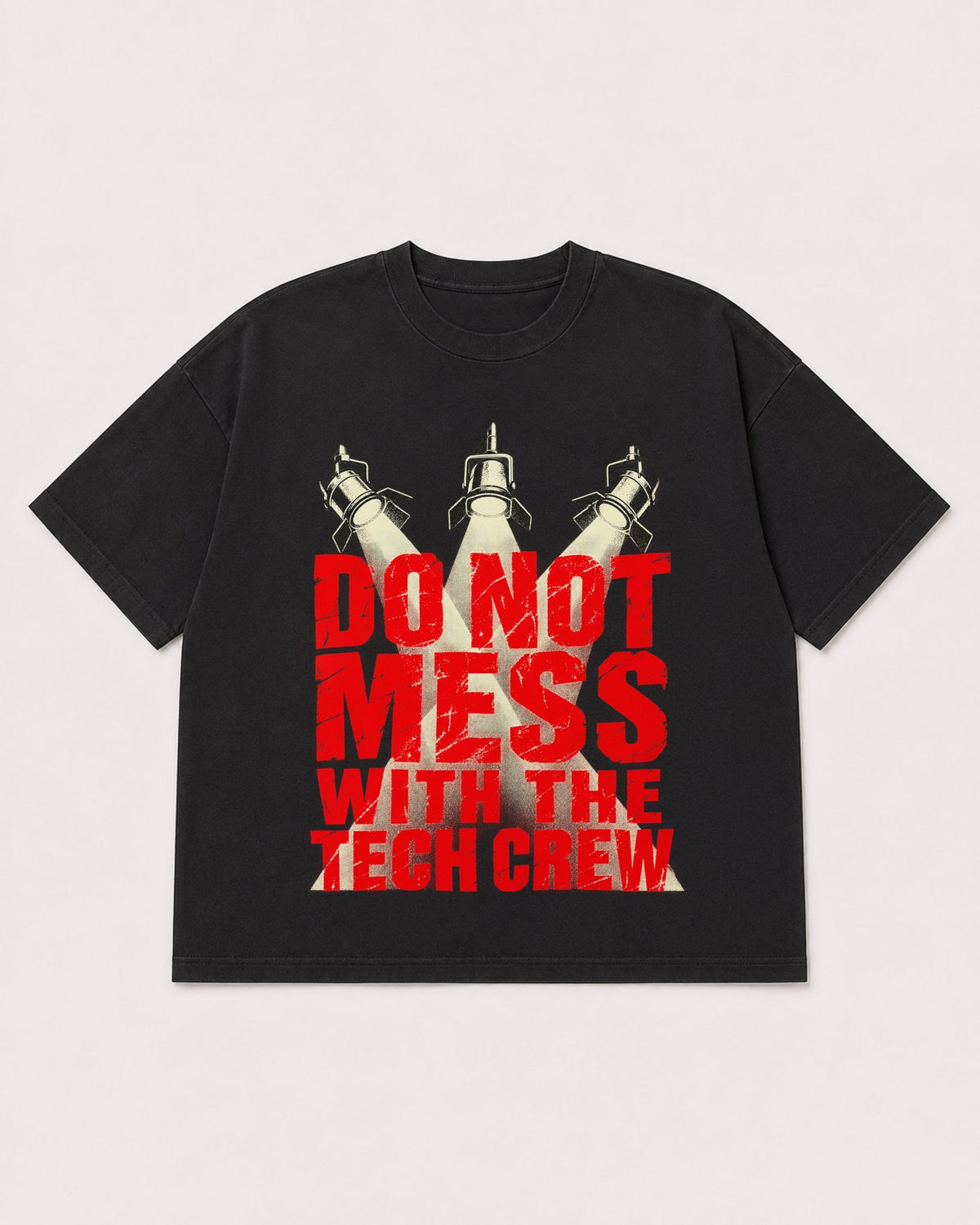 Mockup Boxy Heavyweight Tee Black product