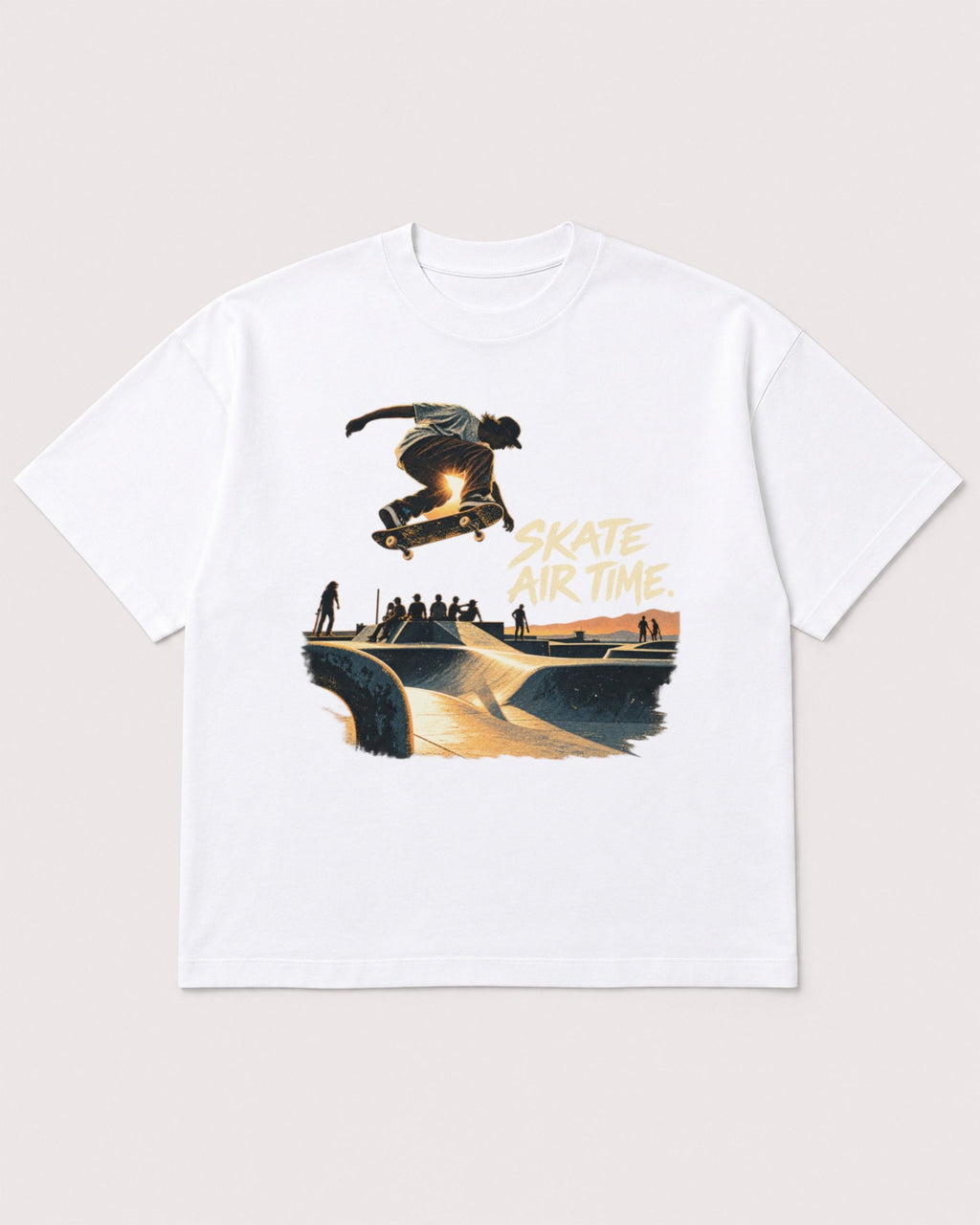 Mockup Boxy Heavyweight Tee White product