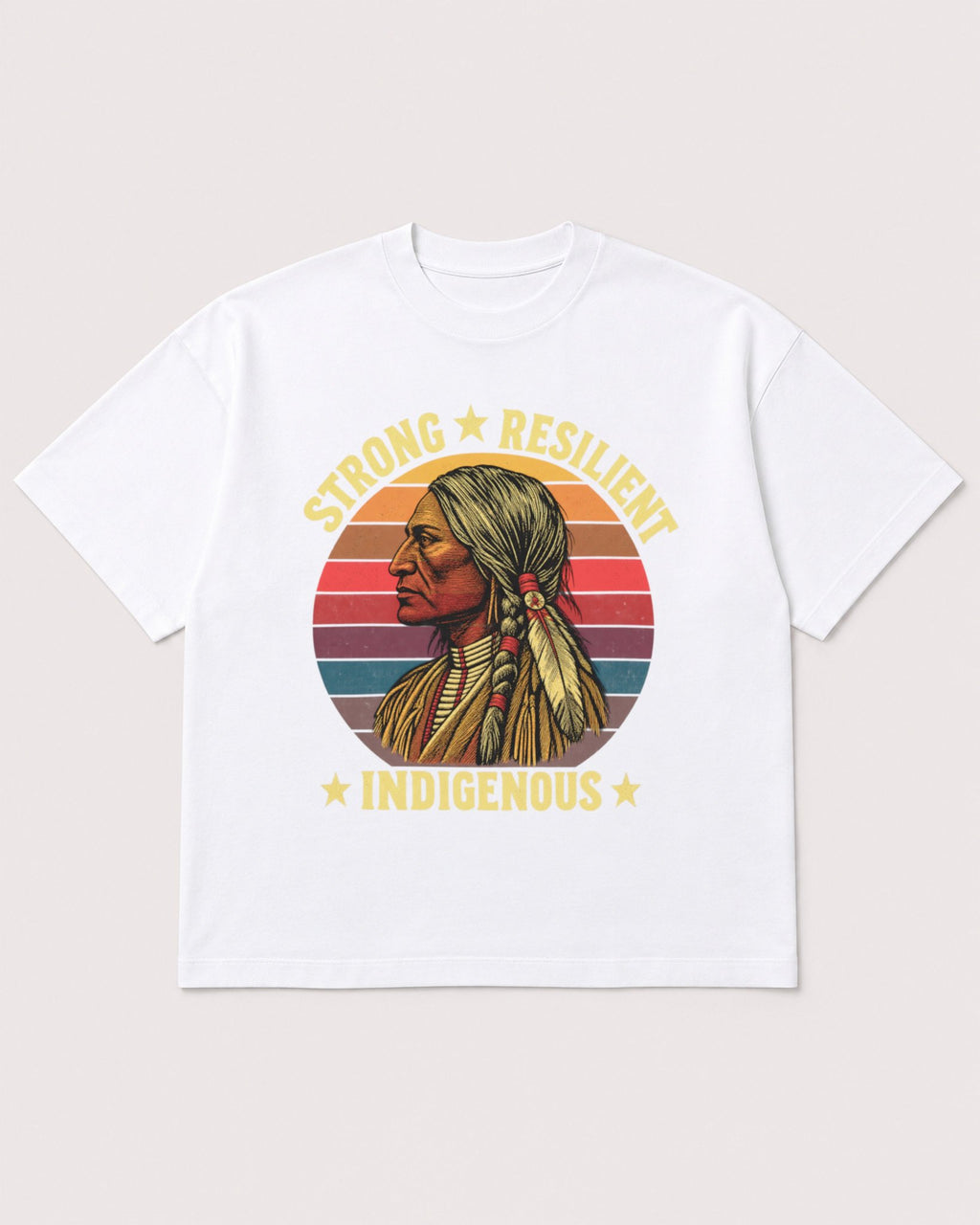 Mockup Boxy Heavyweight Tee White product