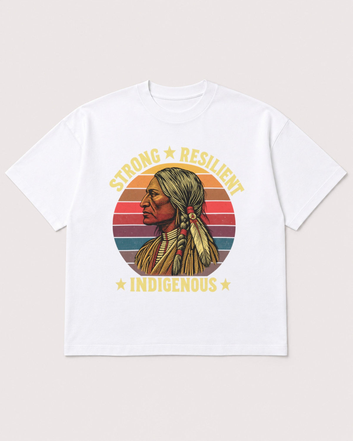 Mockup Boxy Heavyweight Tee White product