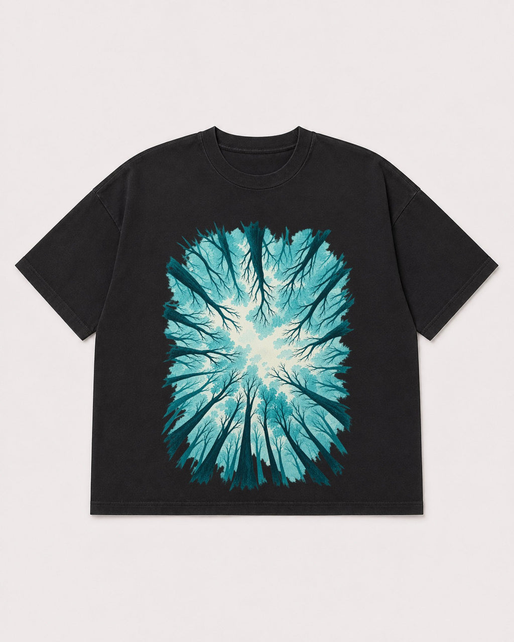 Mockup Boxy Heavyweight Tee Black product