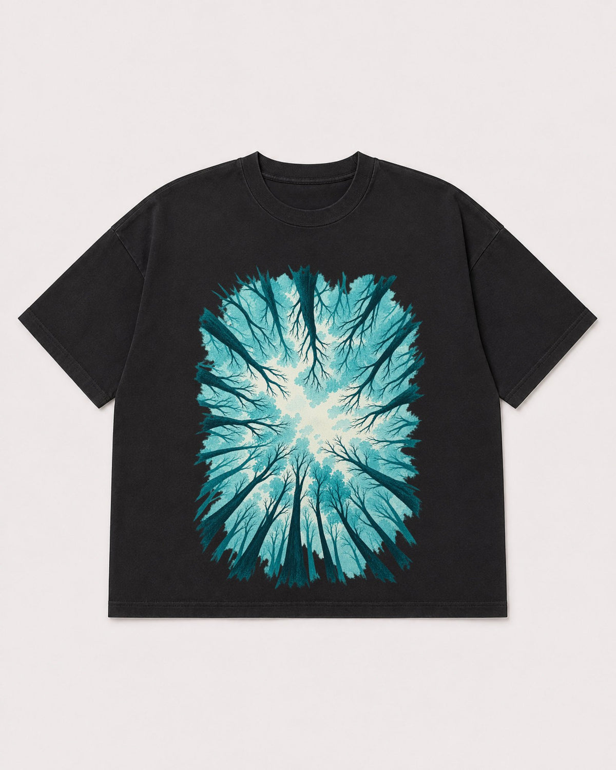 Mockup Boxy Heavyweight Tee Black product
